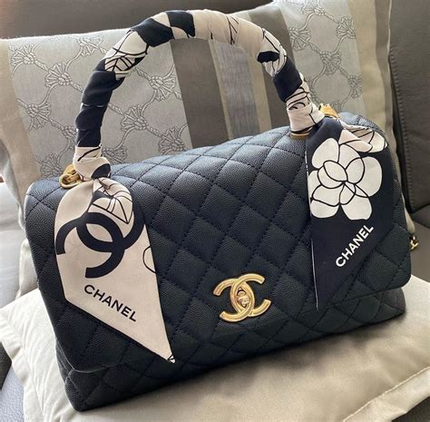 chanel small handle|chanel handbag with handle.